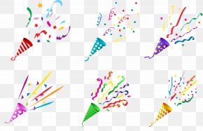 Carnival Salute Surprise Sahua - Wedding Invitation Party Popper Clip Art PNG