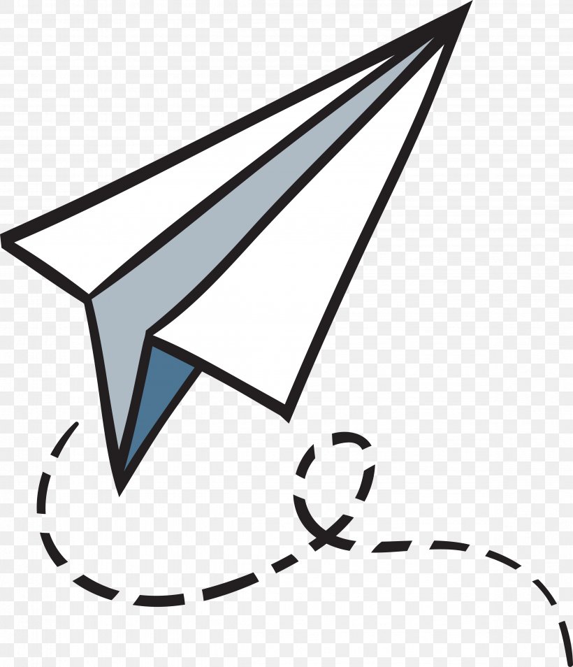 Airplane Paper Plane Clip Art, PNG, 4746x5527px, Airplane, Area, Black And White, Diagram, Paper Download Free