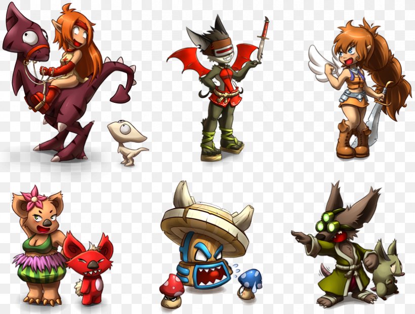 Dofus Wakfu Ankama Character Massively Multiplayer Online Role-playing Game, PNG, 823x623px, Watercolor, Cartoon, Flower, Frame, Heart Download Free