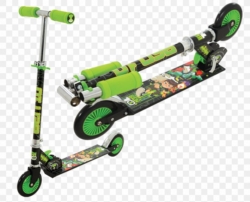 Kick Scooter Authentic Sports Black / Green Folding Scooter InSPORTline DARPEJE OPAW199 Flex Scooters With Non-Slip Deck/120 Mm PVC Front Wheel And Rear Brake YooHoo & Friends, PNG, 900x728px, Kick Scooter, Aluminium, Child, Freebord, Frog Download Free