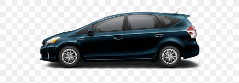 Alloy Wheel Toyota Compact Car Minivan, PNG, 864x300px, 2017 Toyota Prius, 2017 Toyota Prius V, Alloy Wheel, Auto Part, Automotive Design Download Free