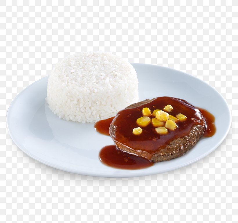 Hamburger Steak Burger Filipino Cuisine Mole Sauce Pepper Steak, PNG, 800x768px, Hamburger, Beef, Commodity, Cuisine, Dessert Download Free