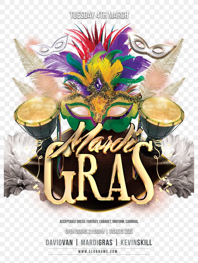 Flyer Mardi Gras Advertising Carnival Marketing, PNG, 788x1088px, Mardi Gras, Advertising, Art, Carnival, Flyer Download Free