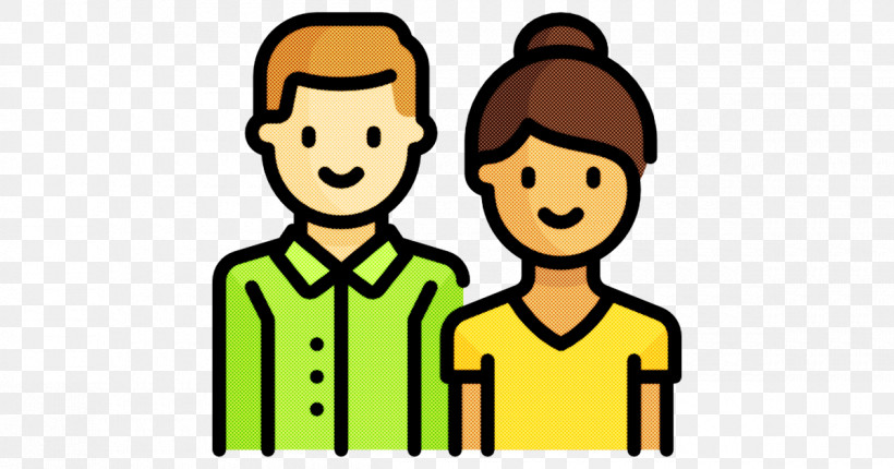 People Facial Expression Social Group Yellow Cartoon, PNG, 1200x630px, People, Cartoon, Conversation, Facial Expression, Happy Download Free