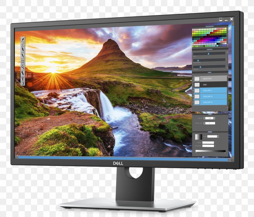 Dell, PNG, 1366x1165px, 4k Resolution, Dell, Brightness, Computer Monitor, Computer Monitor Accessory Download Free