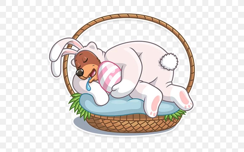 Easter Bear Dog Telegram Clip Art, PNG, 512x512px, Easter, Bear, Costume, Dog, Dog Like Mammal Download Free