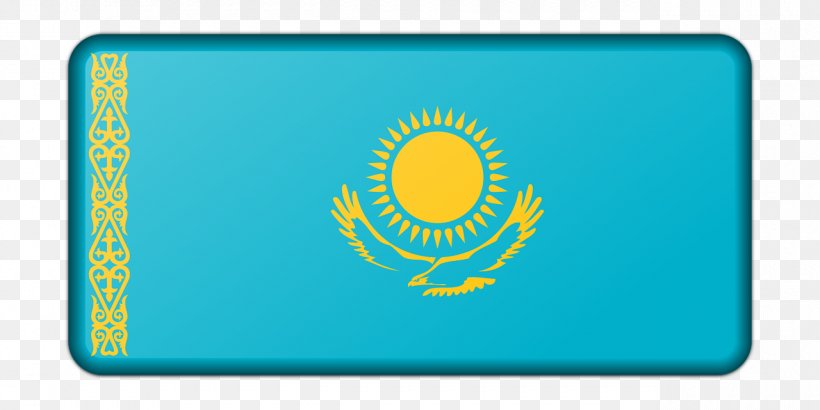 Heraldic Flag Banner Flag Of Kazakhstan, PNG, 1280x641px, Flag, Banner, Brand, Coat Of Arms, Flag Of Kazakhstan Download Free