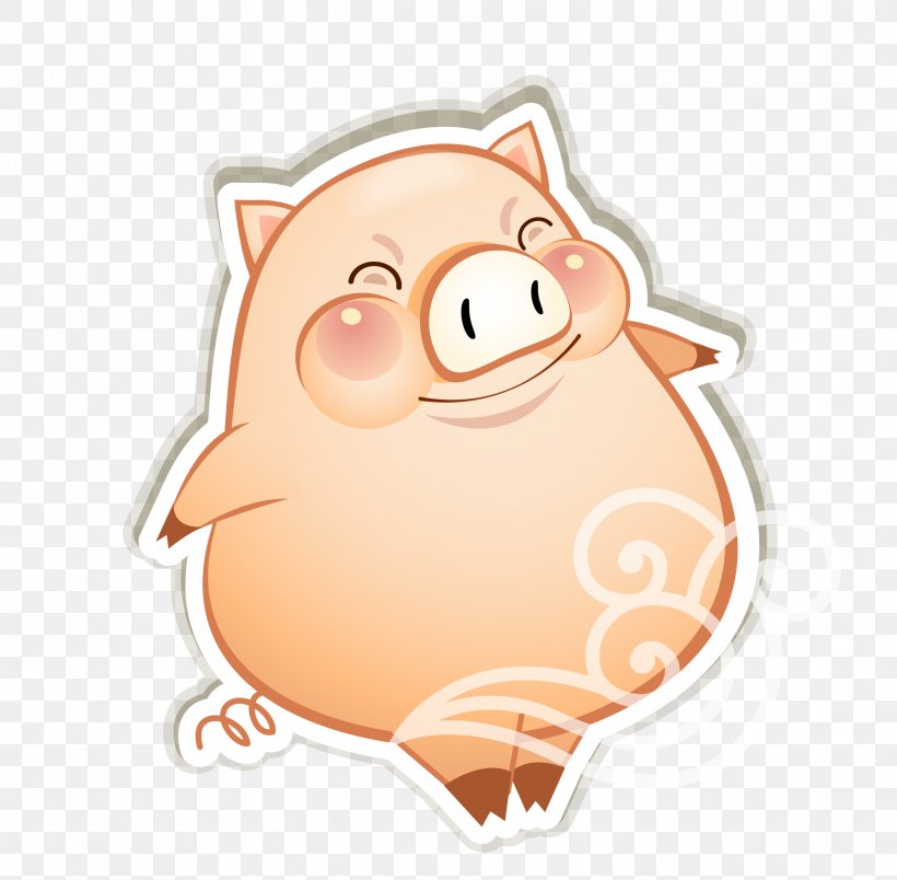 Domestic Pig Cartoon, PNG, 2174x2133px, Domestic Pig, Cartoon, Fictional Character, Hogs And Pigs, Mammal Download Free