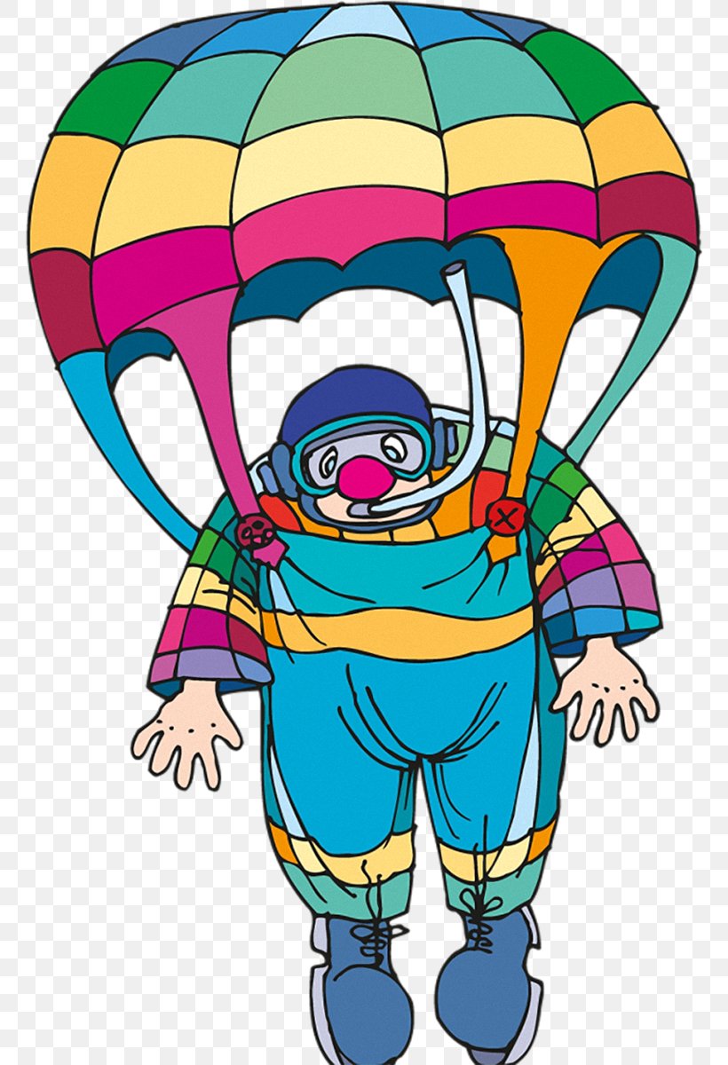 Parachute Parachuting Animation Paragliding, PNG, 764x1200px, Watercolor, Cartoon, Flower, Frame, Heart Download Free