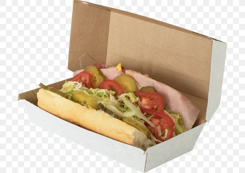 Hot Dog Take-out Packaging And Labeling Food Packaging, PNG, 702x579px, Hot Dog, Cardboard, Catering, Clamshell, Cuisine Download Free