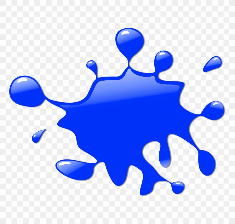 Paint Blue Splash Clip Art, PNG, 4642x4425px, Paint, Area, Blue, Brush, Color Download Free