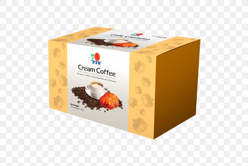 White Coffee Instant Coffee Lingzhi Mushroom Food, PNG, 550x550px, Coffee, Beverages, Cream, Dxn, Food Download Free