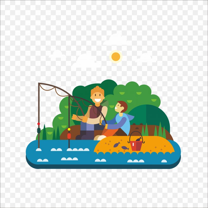 Adobe Illustrator Illustration, PNG, 3547x3547px, Royaltyfree, Cartoon, Child, Grass, Green Download Free