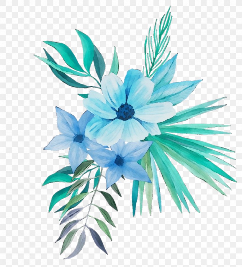 Blue Watercolor Flowers, PNG, 935x1034px, Watercolor, Anemone, Blue, Canvas, Flower Download Free
