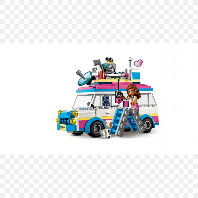 LEGO 41333 Friends Olivia's Mission Vehicle Toy Van LEGO Friends, PNG, 1280x1280px, Vehicle, Child, Doll, Lego, Lego Friends Download Free
