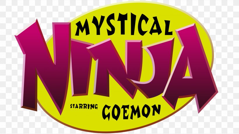 Mystical Ninja Starring Goemon Nintendo 64 Logo Brand Font, PNG, 3840x2160px, Mystical Ninja Starring Goemon, Area, Brand, Goemon, Label Download Free