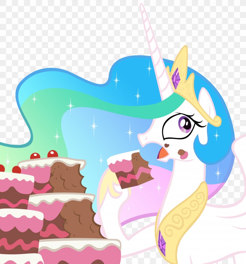 Princess Celestia Princess Luna Pony Pinkie Pie Twilight Sparkle, PNG, 4020x4315px, Princess Celestia, Art, Cake, Cartoon, Deviantart Download Free