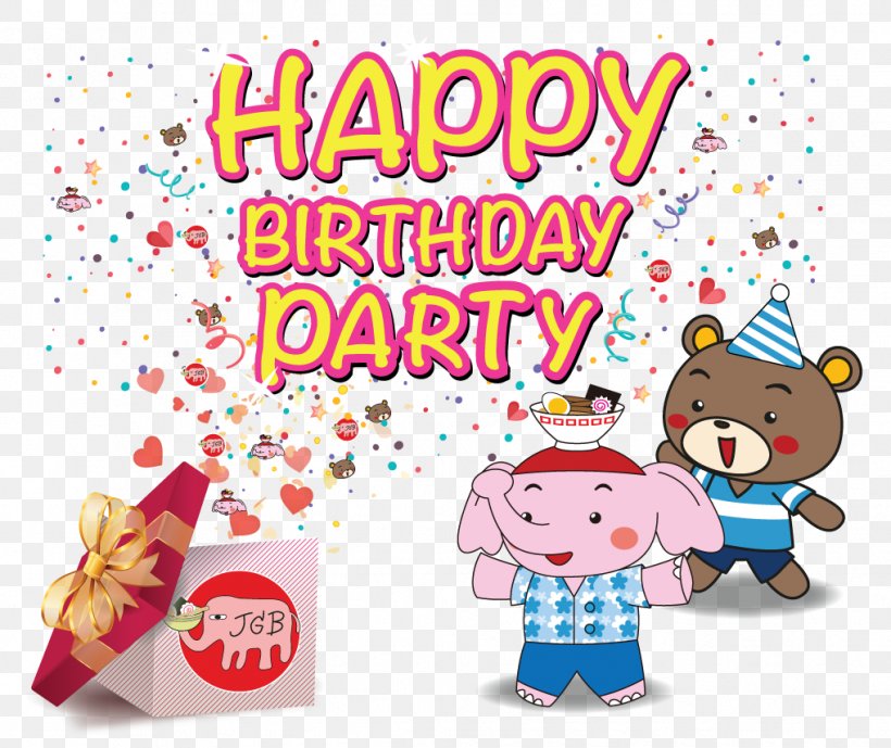 Birthday Gift Party Supply Clip Art, PNG, 1018x856px, Birthday, April, Area, Cartoon, Food Download Free