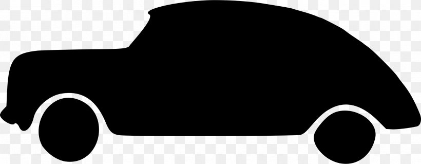 Car Silhouette Clip Art, PNG, 2395x933px, Car, Automotive Design, Black, Black And White, Drawing Download Free