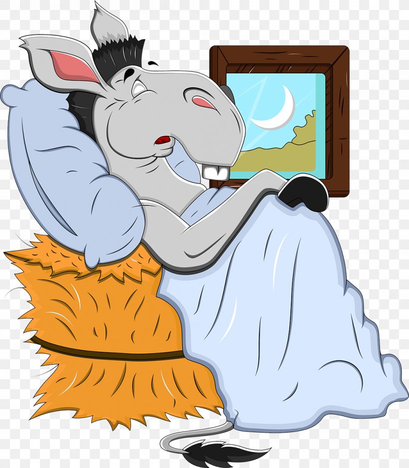 Cartoon Sleep In Non-human Animals Donkey, PNG, 1049x1200px, Cartoon, Animation, Art, Artwork, Cat Download Free