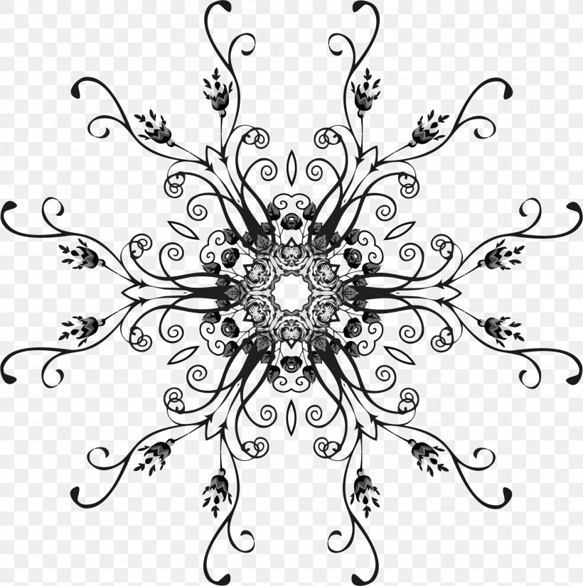Floral Design Flower Clip Art, PNG, 2290x2304px, Floral Design, Artwork, Black, Black And White, Body Jewelry Download Free