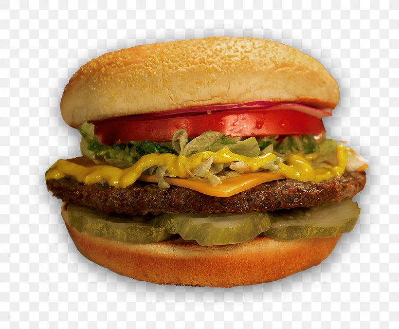 Hamburger Cheeseburger Fast Food Patty Veggie Burger, PNG, 969x800px, Hamburger, American Food, Beef, Breakfast Sandwich, Buffalo Burger Download Free