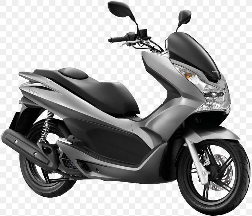 Honda PCX Scooter Car Motorcycle, PNG, 815x703px, Honda, Automotive Design, Automotive Wheel System, Black And White, Car Download Free