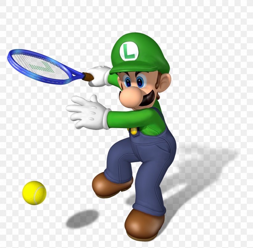 Mario Power Tennis Mario Tennis: Power Tour Mario Tennis Open Super Mario Bros., PNG, 2551x2500px, Mario Power Tennis, Ball, Baseball Equipment, Figurine, Finger Download Free