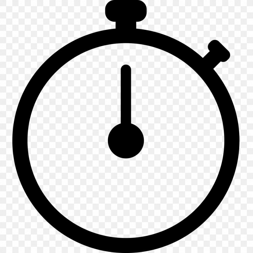 Stopwatch Timer Clip Art, PNG, 1024x1024px, Stopwatch, Black And White, Chronometer Watch, Royaltyfree, Symbol Download Free