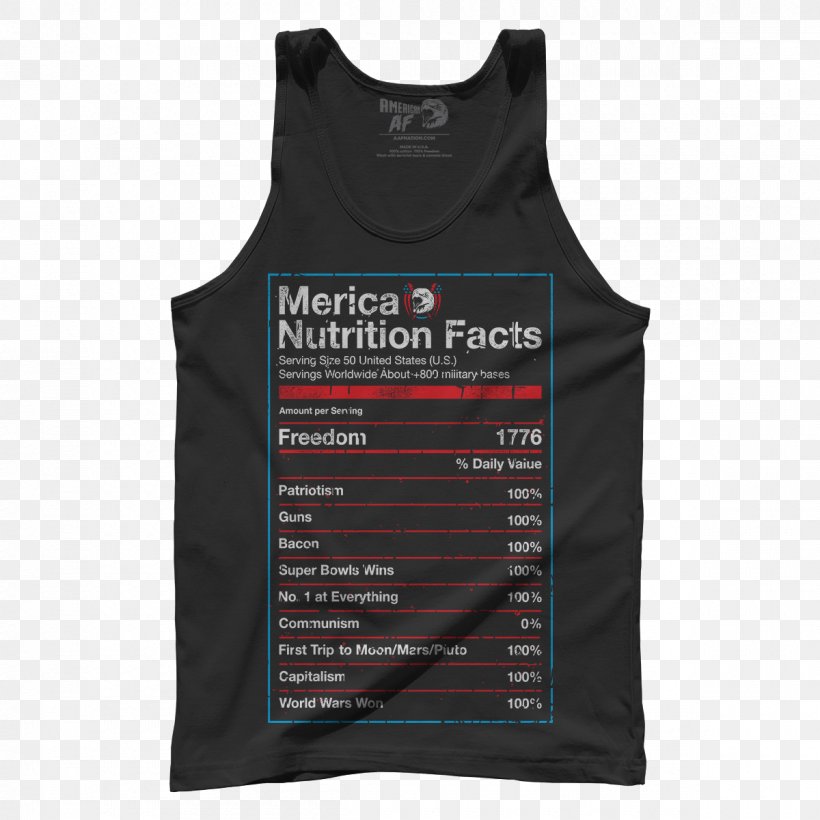 United States T-shirt Gilets Ingredient Sleeveless Shirt, PNG, 1200x1200px, United States, Brand, Gilets, Gymnastics, Independence Day Download Free