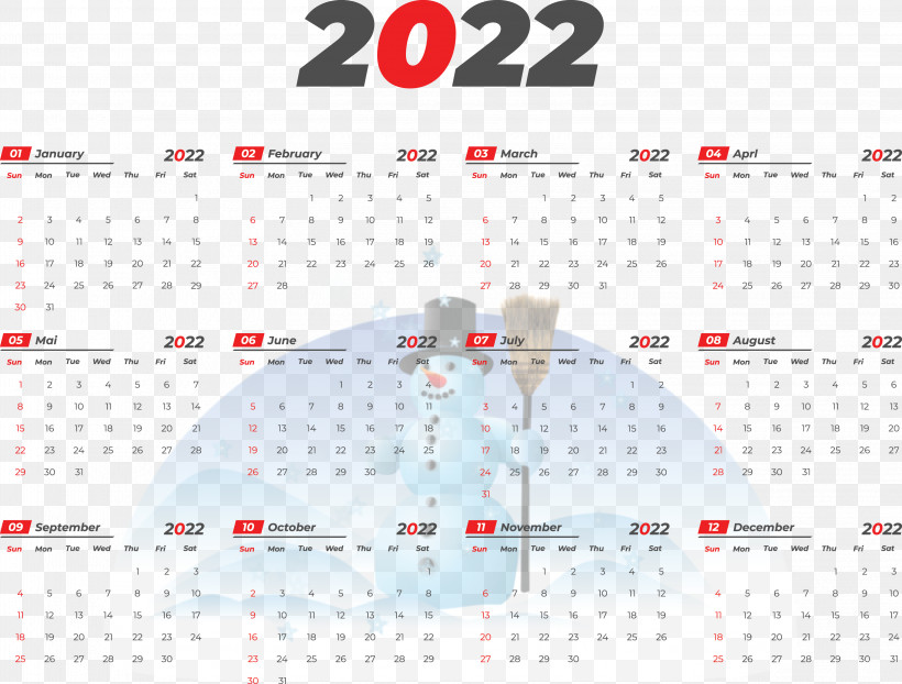 2022 Printable Yearly Calendar 2022 Calendar, PNG, 3249x2465px, Royaltyfree, Calendar System, Project, Template, Text Download Free