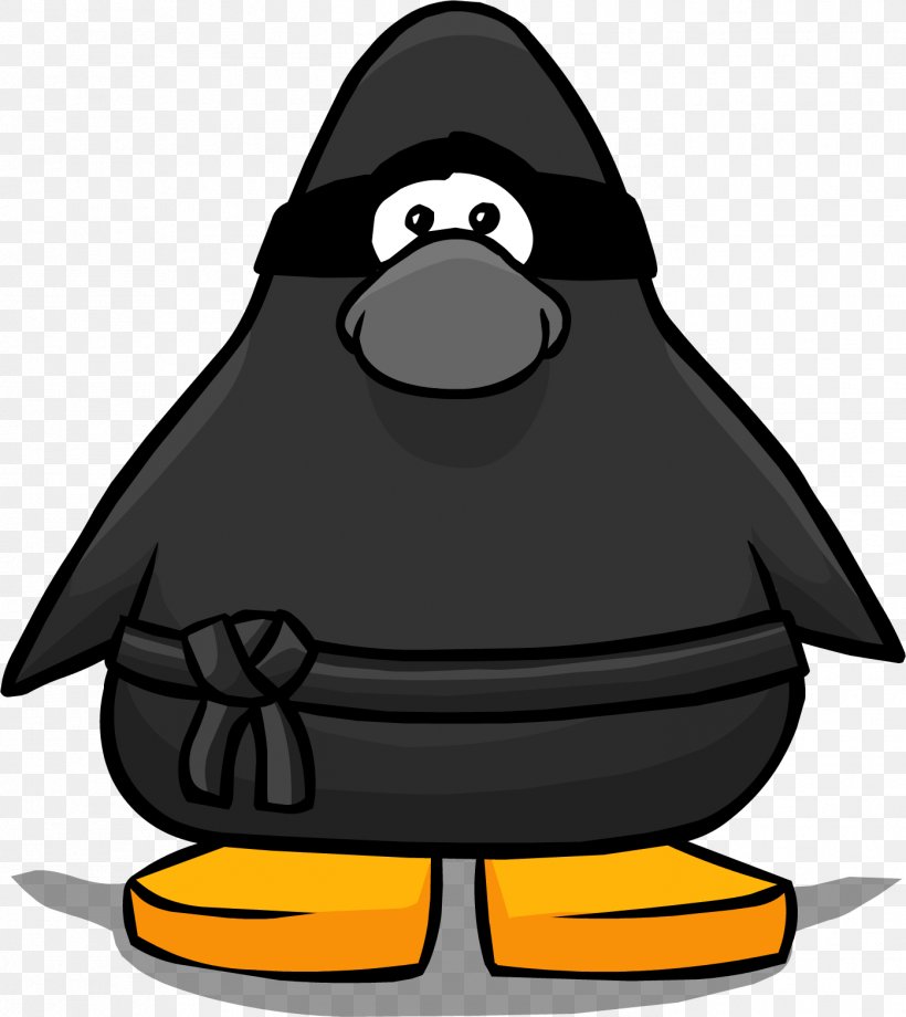 Club Penguin Island Ninja Black Belt, PNG, 1396x1567px, Club Penguin, Artwork, Beak, Bird, Black Belt Download Free