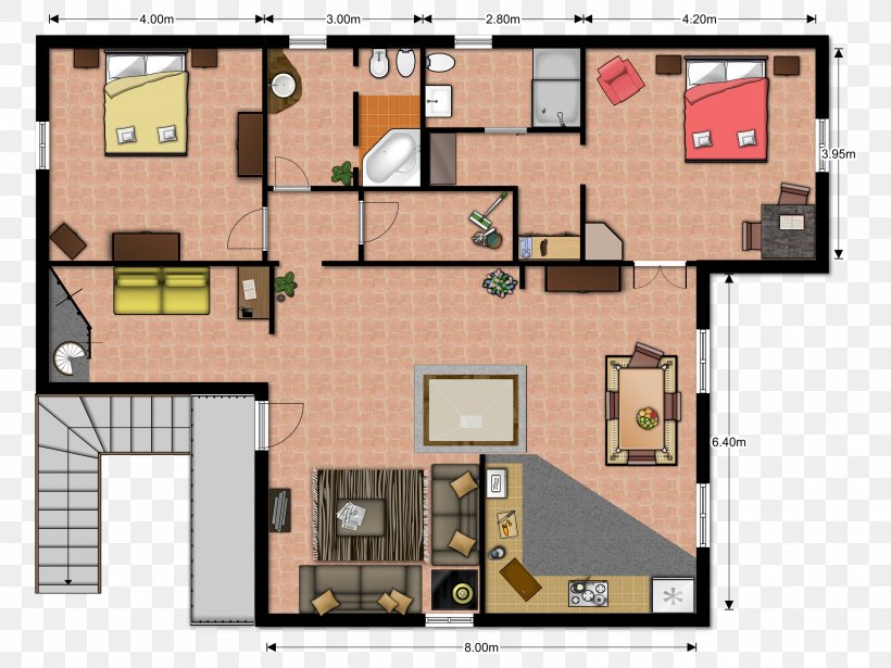 Floor Plan Interior Design Services House Architectural Plan, PNG, 2800x2100px, Floor Plan, Architectural Plan, Architecture, Area, Bathroom Download Free