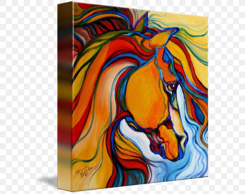 Horse Abstract Art Painting Pony, PNG, 589x650px, Horse, Abstract Art, Acrylic Paint, Art, Artist Download Free