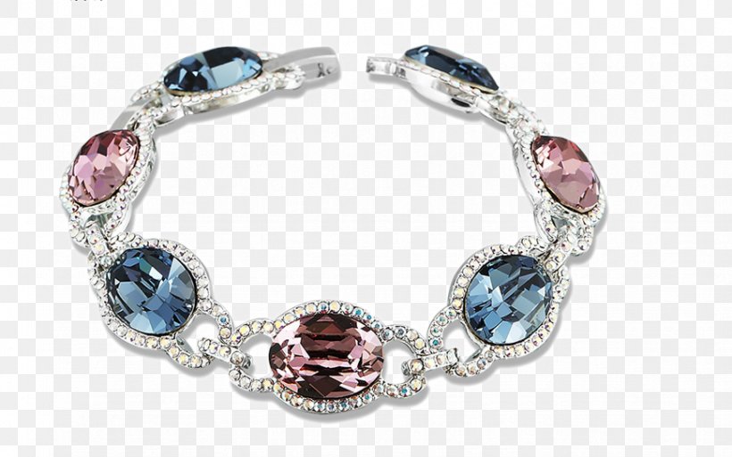 Bracelet Swarovski AG Earring Crystal Quartz, PNG, 869x544px, Bracelet, Amethyst, Bling Bling, Body Jewelry, Brooch Download Free