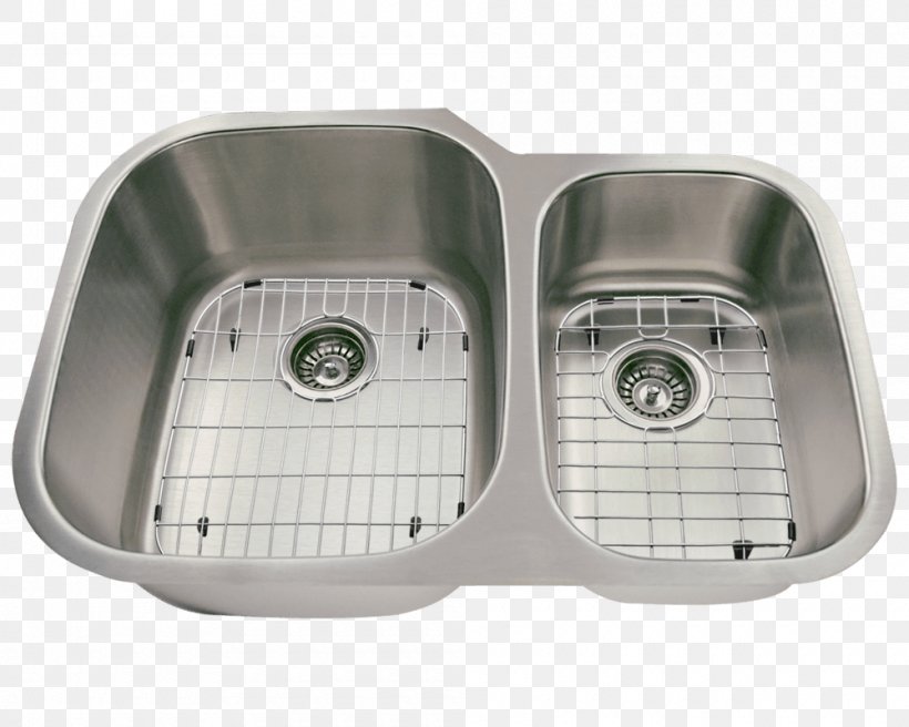 Kitchen Sink Countertop Drain Stainless Steel, PNG, 1000x800px, Sink, Bathroom Sink, Bowl, Brushed Metal, Countertop Download Free