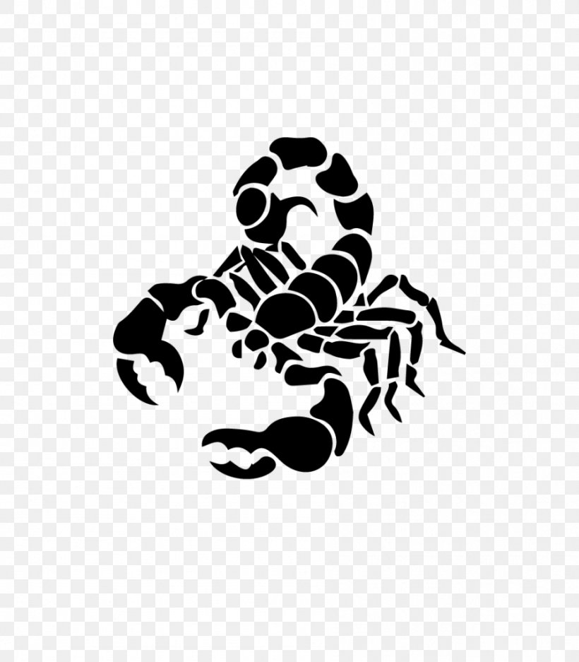 Scorpion, PNG, 896x1024px, Scorpion, Black, Black And White, Hand, Invertebrate Download Free