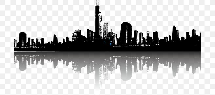 Cityscape Skyline Illustration, PNG, 715x362px, Cityscape, Architecture, Art, Black And White, Brand Download Free