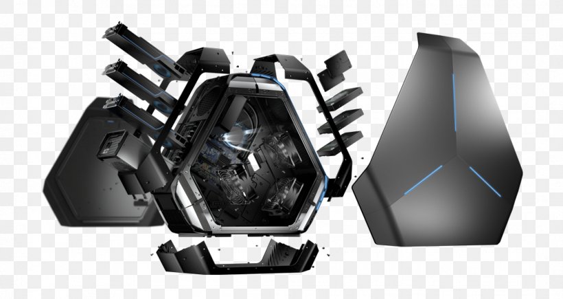 Computer Cases & Housings Laptop Alienware Gaming Computer Desktop Computers, PNG, 1072x569px, Computer Cases Housings, Alienware, Automotive Exterior, Brand, Central Processing Unit Download Free