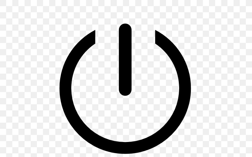 Power Symbol, PNG, 512x512px, Power Symbol, Black And White, Opentype, Power, Symbol Download Free