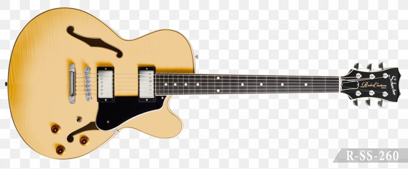 Electric Guitar Gibson ES-175 Gibson ES-335 Acoustic Guitar Epiphone Joe Pass Emperor II, PNG, 1800x750px, Electric Guitar, Acoustic Electric Guitar, Acoustic Guitar, Archtop Guitar, Cavaquinho Download Free