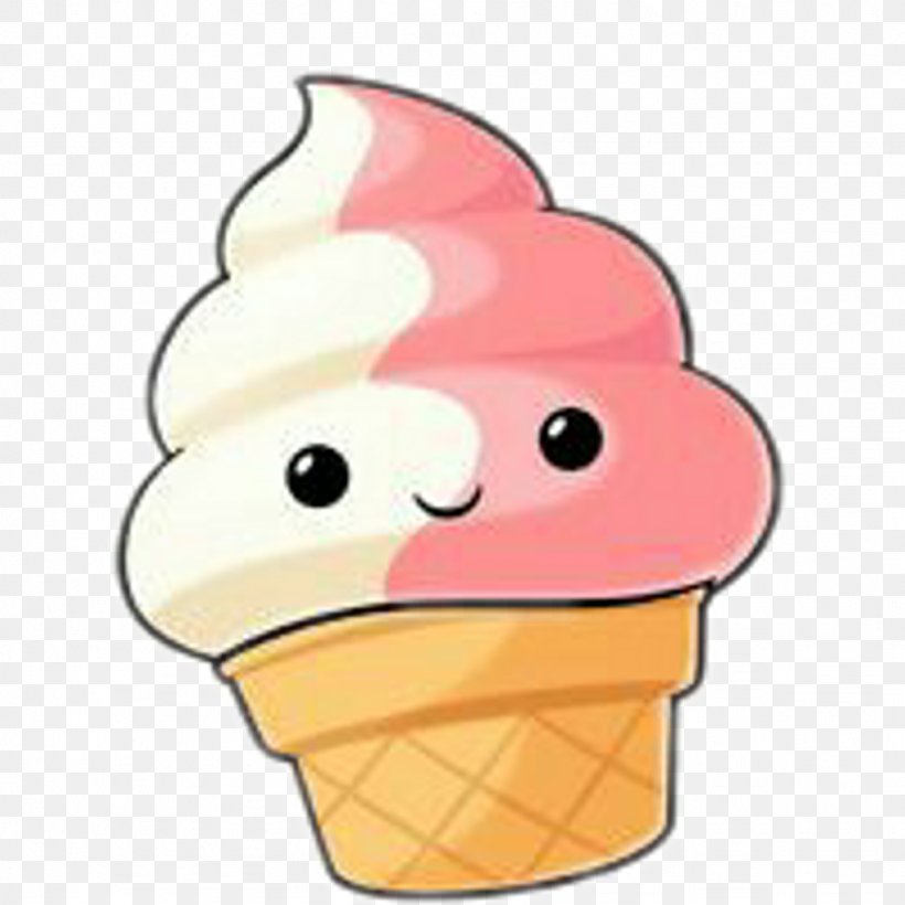 Ice Cream Cones Drawing Milkshake, PNG, 1024x1024px, Ice Cream, Cream, Cuteness, Drawing, Food Download Free