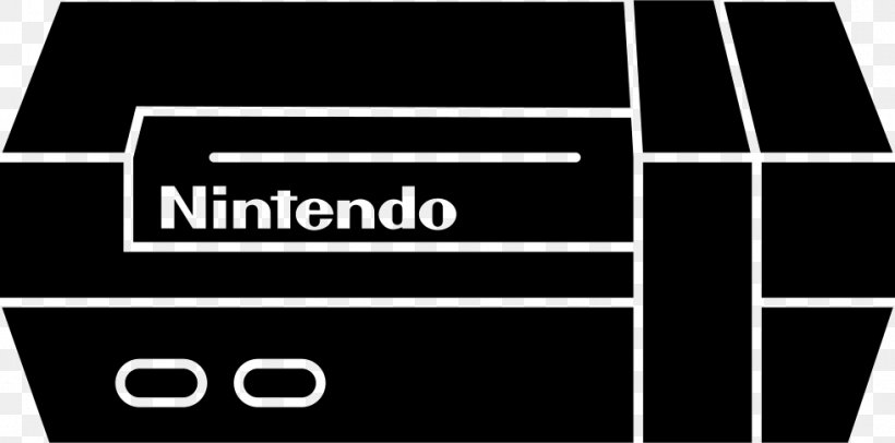 Nintendo Video Game Consoles Logo, PNG, 980x486px, Nintendo, Area, Black, Black And White, Brand Download Free