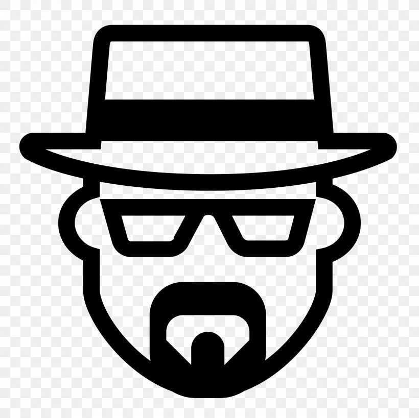 Walter White, PNG, 1600x1600px, Walter White, Black And White, Breaking Bad, Eyewear, Hat Download Free