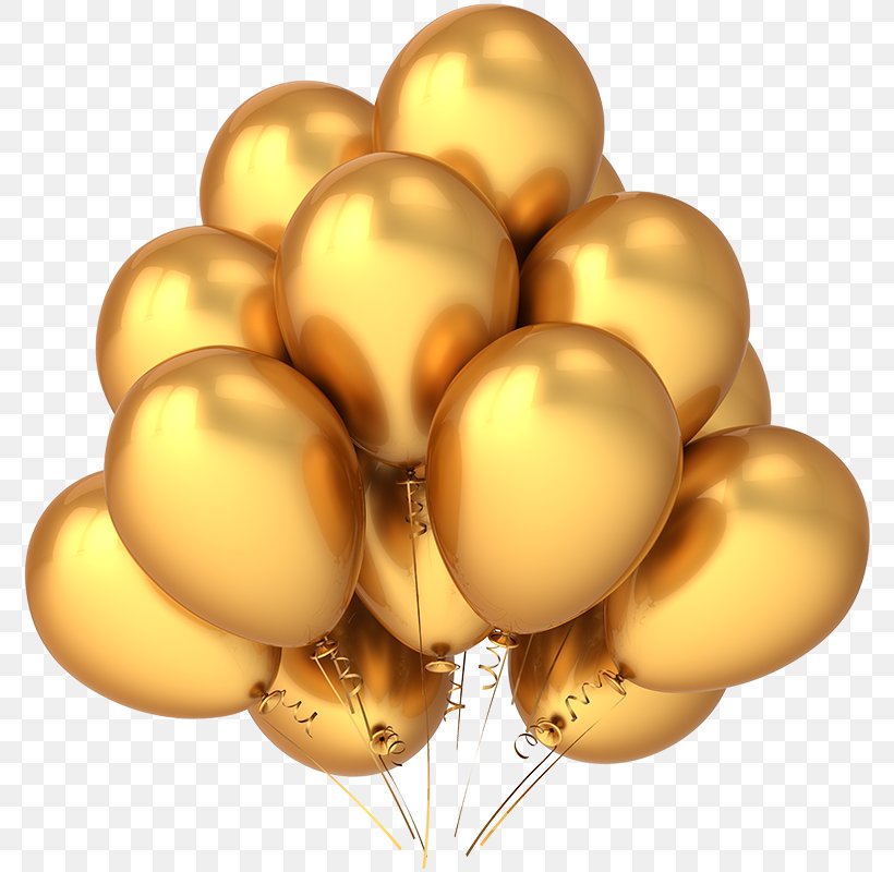 Balloon Gold Stock Photography Stock Illustration Clip Art, PNG, 800x800px, Balloon, Beach Ball, Birthday, Color, Gold Download Free
