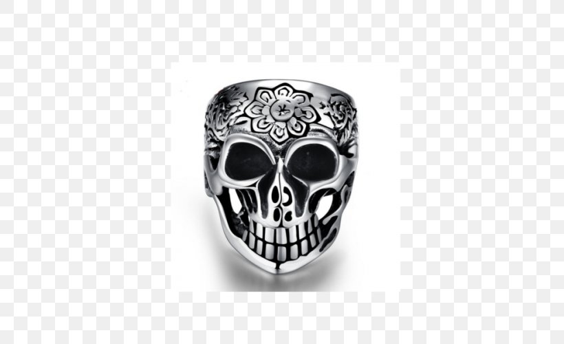 Earring Jewellery Skull Stainless Steel, PNG, 500x500px, Earring, Body Jewelry, Bone, Bracelet, Charms Pendants Download Free