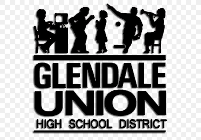 Glendale Union High School District Human Behavior Logo Font, PNG, 607x571px, Glendale Union High School District, Behavior, Black And White, Brand, Glendale Download Free