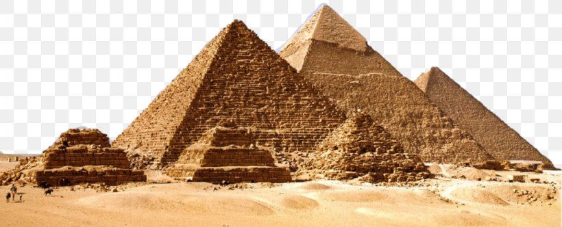 Great Pyramid Of Giza Great Sphinx Of Giza Egyptian Pyramids Cairo Nile, PNG, 1024x415px, Great Pyramid Of Giza, Ancient History, Cairo, Egypt, Egyptian Pyramids Download Free