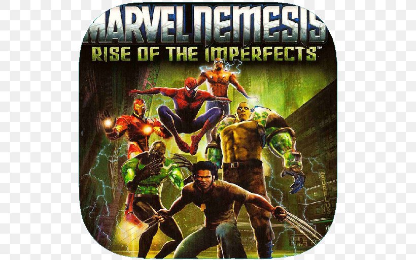 PlayStation 2 Marvel Nemesis: Rise Of The Imperfects GameCube Marvel: Ultimate Alliance Wii, PNG, 512x512px, Playstation 2, Action Figure, Electronic Arts, Fictional Character, Gamecube Download Free