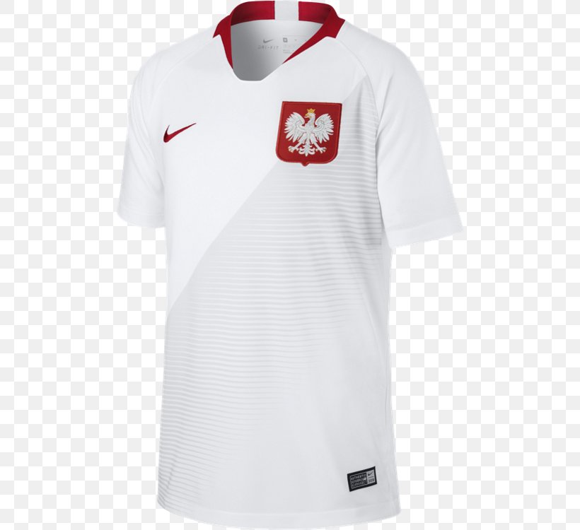 Poland National Football Team 2018 World Cup T-shirt Nike Poland Sp. Z O.o., PNG, 750x750px, 2018 World Cup, Poland National Football Team, Active Shirt, Blouse, Brand Download Free